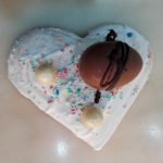 Scarcella con glassa con uovo al cioccolato