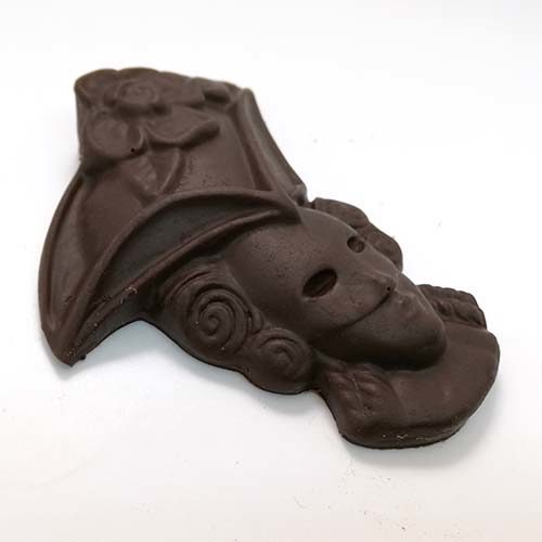 Acquista online la tua mascherina di carnevale in cioccolato fondente