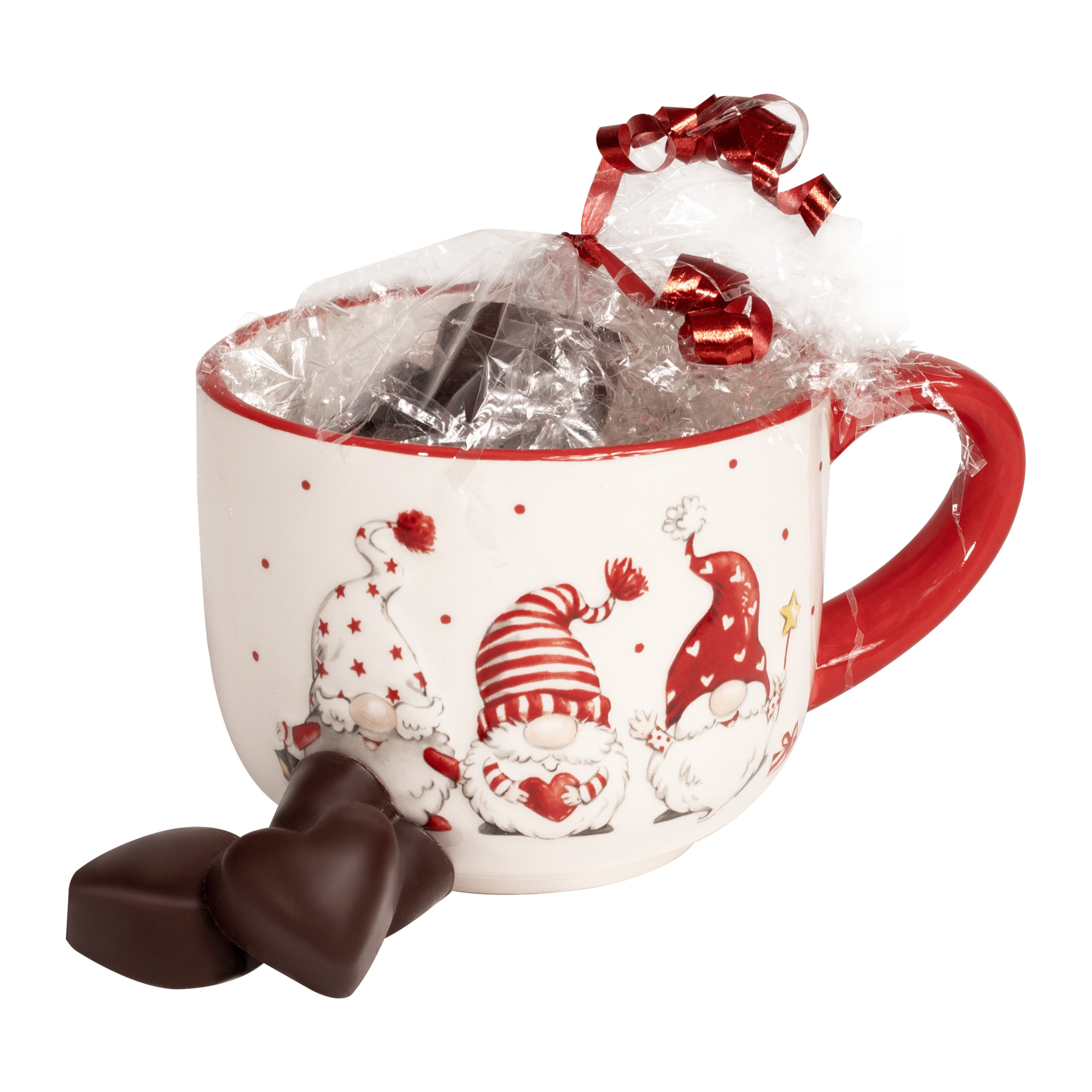 Cioccolatini e tazza natalizia